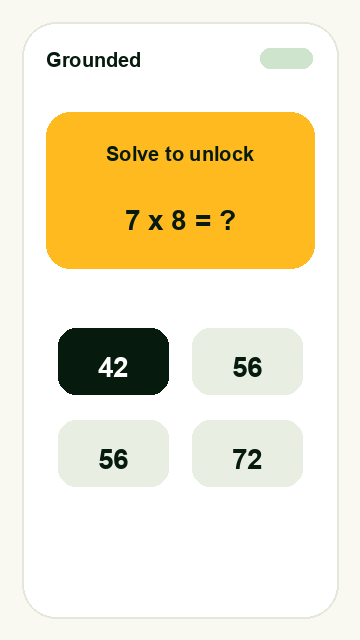 Math unlock animation